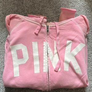 VS pink hoodie